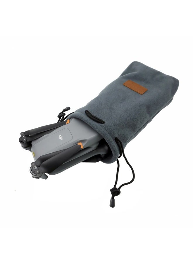 For DJI AIR 3S/3 Thickened Flannel Storage Bag Portable Anti-bump Handbag Bundle Pocket-Color:Elastic Paddle Tie-Specifications:For DJI Air 3  - Image 3