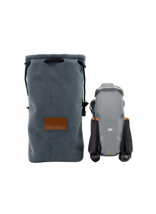 For DJI AIR 3S/3 Thickened Flannel Storage Bag Portable Anti-bump Handbag Bundle Pocket-Color:Elastic Paddle Tie-Specifications:For DJI Air 3  - Image 4