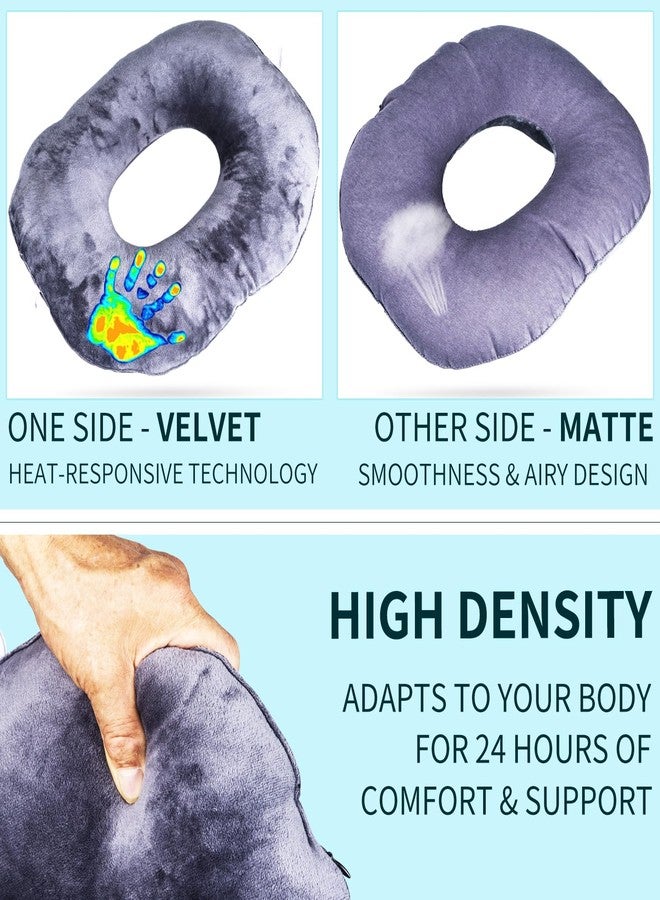 QIUCHA Butt Pillow Tailbone Pain Relief Cushion, Specialty Pillows for Leg, Back, Hip, Anti-Decubitus Pad for Hemorrhoids, Soft Pad for Bed Sores, Health Aids for Bedridden in Bed - Image 2
