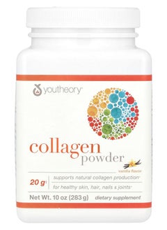 youtheory Collagen Powder Vanilla 10 oz (283 g) 
