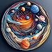MINIWAN 500 Piece Puzzles for Adults Clearance Mysterious 3D Stereoscopic Cosmic Planets Puzzle for Impossible Challenge Art Jigsaw Puzzles for Gifts Party Games Family Fun 20 20 Inch DustFree Puzzle - Image 2