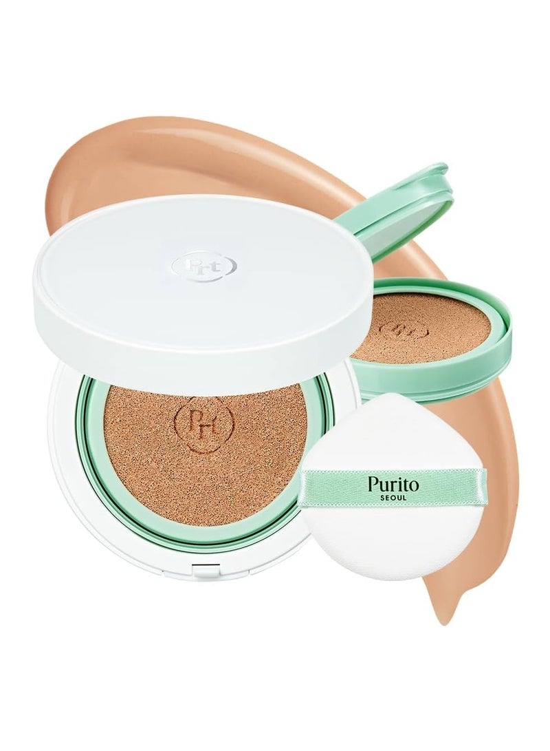Purito Seoul  Wonder Releaf Centella BB Cushion Set SPF 30+ PA+++ (21 Light Beige)15g - Image 1