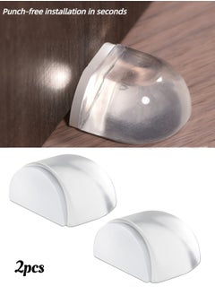 2pcs Door Stopper Transparent Self-Adhesive Door Stopper Floor Wall Buffers Protector Acrylic Shower Door Stopper No Drilling for Home Office Protect Walls and Furniture, Clear - pzsku/Z126BB5BA9C24BE02F30FZ/45/_/1722923981/f69a2ac2-f650-4c9b-8e7a-f0465f7aaba9