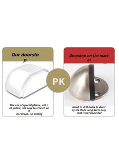 2pcs Door Stopper Transparent Self-Adhesive Door Stopper Floor Wall Buffers Protector Acrylic Shower Door Stopper No Drilling for Home Office Protect Walls and Furniture, Clear - pzsku/Z126BB5BA9C24BE02F30FZ/45/_/1722924207/fe774d0e-2080-471f-9b69-39dd8d618182