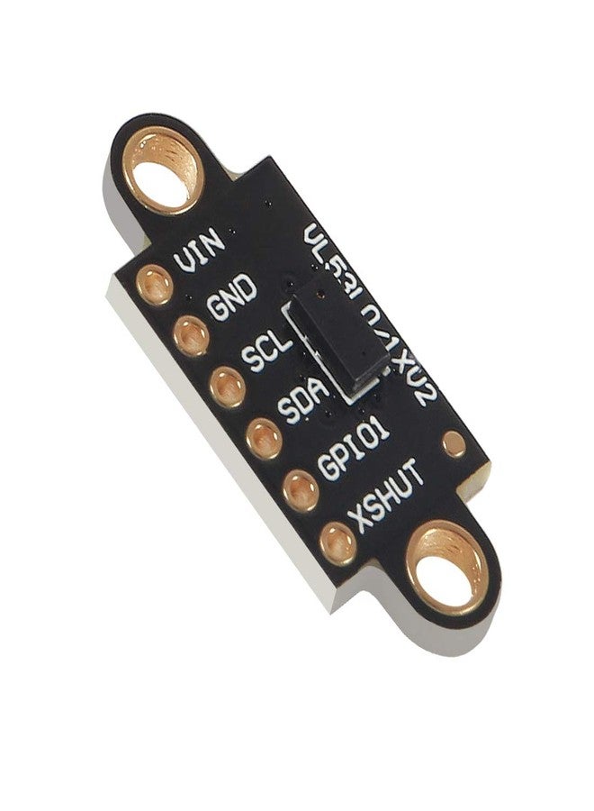 ACEIRMC قطعتان من مستشعر قياس مسافة الطيران VL53L0X، جهاز تحديد المدى بالليزر ToF VL53L0X لـ Arduino (أسود) - Image 5