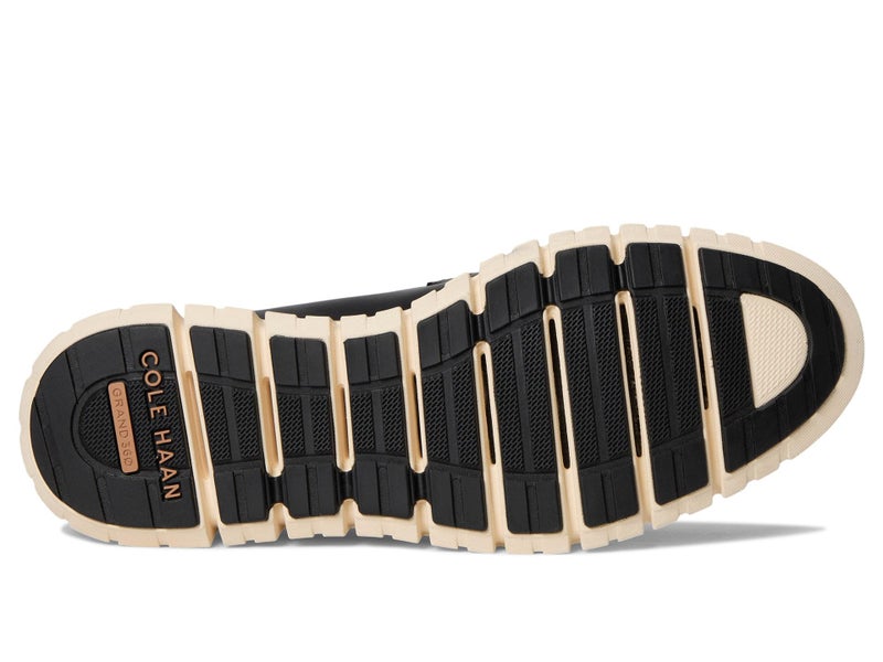 Cole Haan Men's Zerogrand Remastered Penny Loafers, Black/Natural Tan/Ivory, 8-M US - Image 3