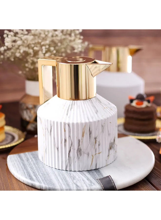 TAVOLO Lamoda thermos second edition gold marble, 1 liter - Image 1