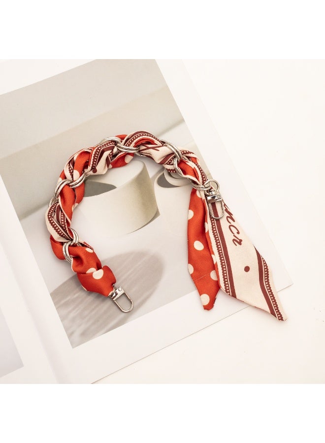 NIBEMINENT Beaded Phone Lanyard, Anti Lost Removable Wrist Strap, Rope Weaving Bracelet Pendant, Phone Keychain Lanyard, 10/Green