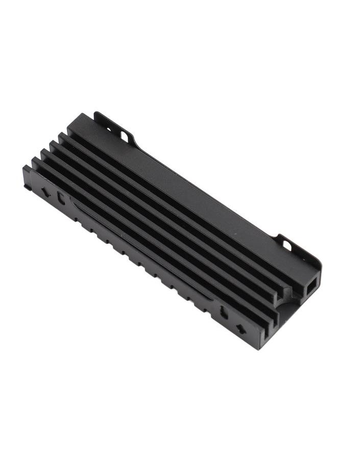 Thoraya - M.2 NVME 2280 SSD Heatsink Support Single Double Sided SSD Heatsink with Thermal Silicone Pads for PC for PS5 for PS5 Slim Black - Image 1