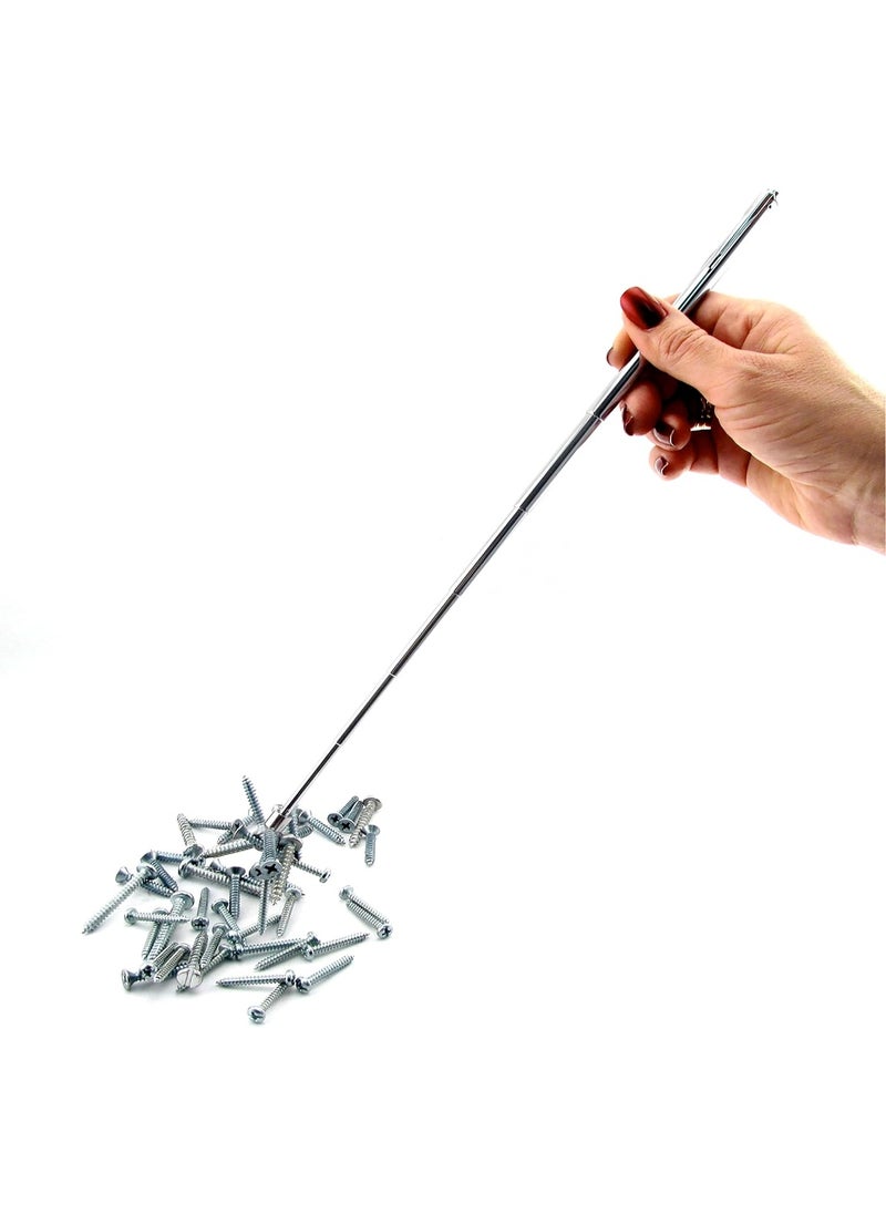 Master Magnetics Slim 25” Durable Telescoping Magnetic Grabber/Retrieving Magnet with Pocket Clip (07228)  - Image 2