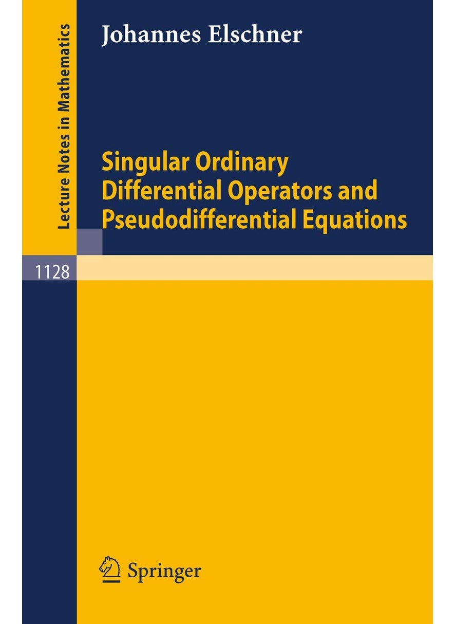 Singular Ordinary Differential Operators and Pseudodifferential Equations 