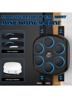 ELTRAZONE Music Boxing Machine (Upgraded Version) | Smart Bluetooth Boxing Music Workout Machine for Adults & Kids | Wall-Mounted with Gloves | Perfect for Home, Indoor & Gym Use  - Image 5