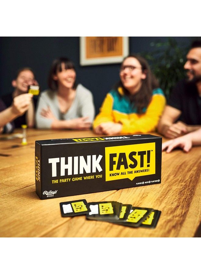 Ridley's Ridley’S Think Fast! Group Party Game Fastpaced Easy To Play Party Games Fun For All Ages Random Trivia Game For Adults And Kids - Image 5