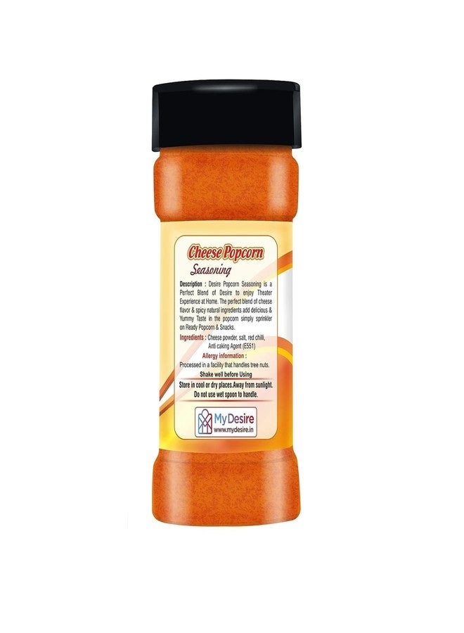 Desire Cheddar Cheese Powder, Cheese Popcorn Seasoning Powder, Peri Peri Masala (Seasoning Combo) 100g Each - Image 2