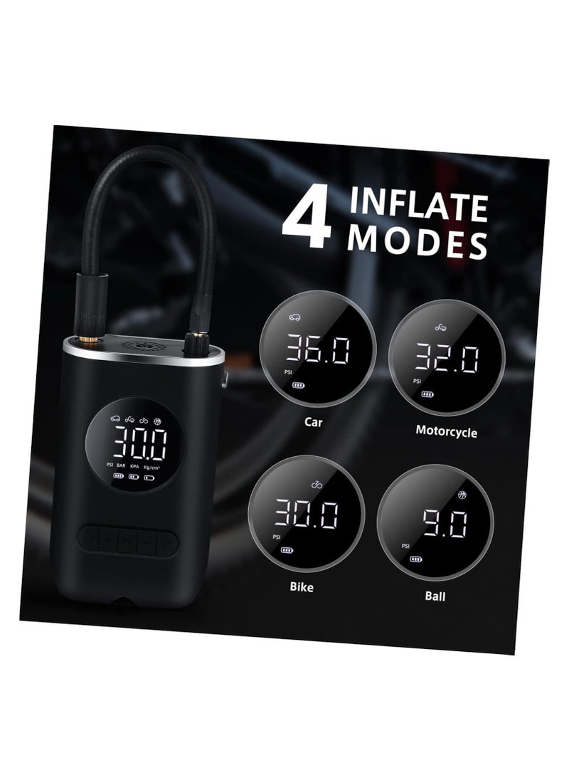 Electric Handheld Portable Air Compressor Car Digital Display Tyre Inflator for Auto Portable Mini Air Pump Wireless Abs Inflator