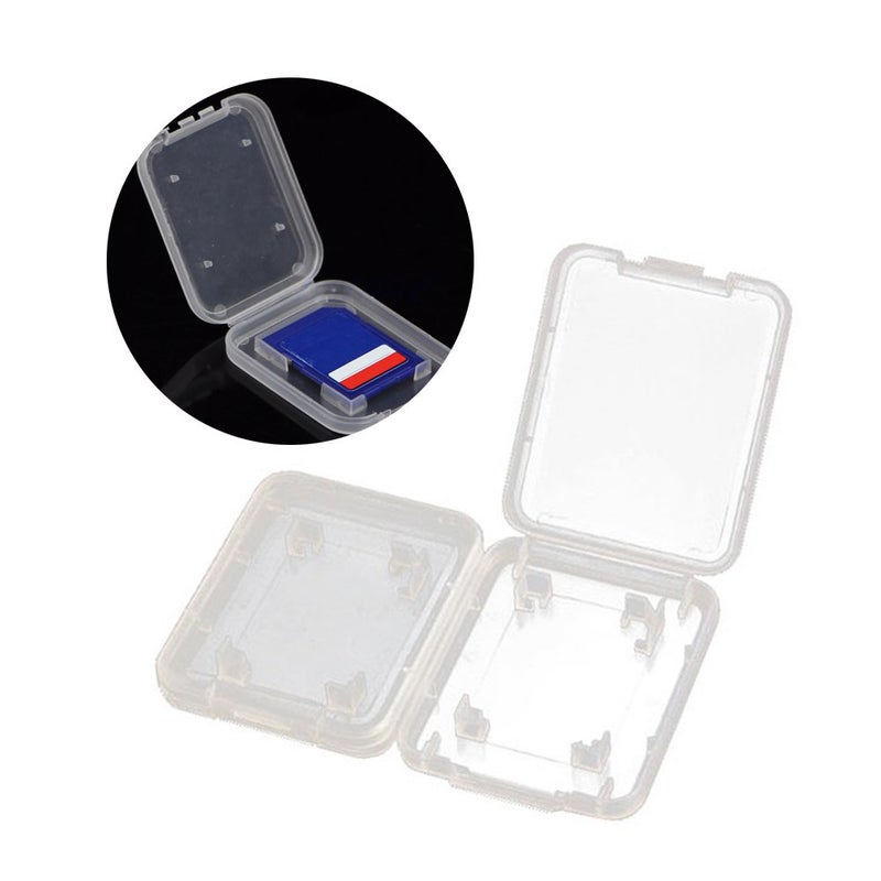 SteelFever Plastic Memory Card Storage Case Compatible with SD MMC/SDHC PRO Duo White (20 PCS) - Image 3