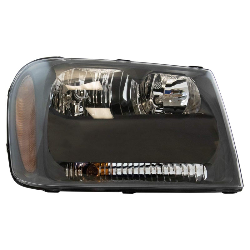 TRQ Right Headlight Assembly Passenger Side Compatible with 20062009 Chevrolet Trailblazer 2006 Trailblazer EXT GM2503304