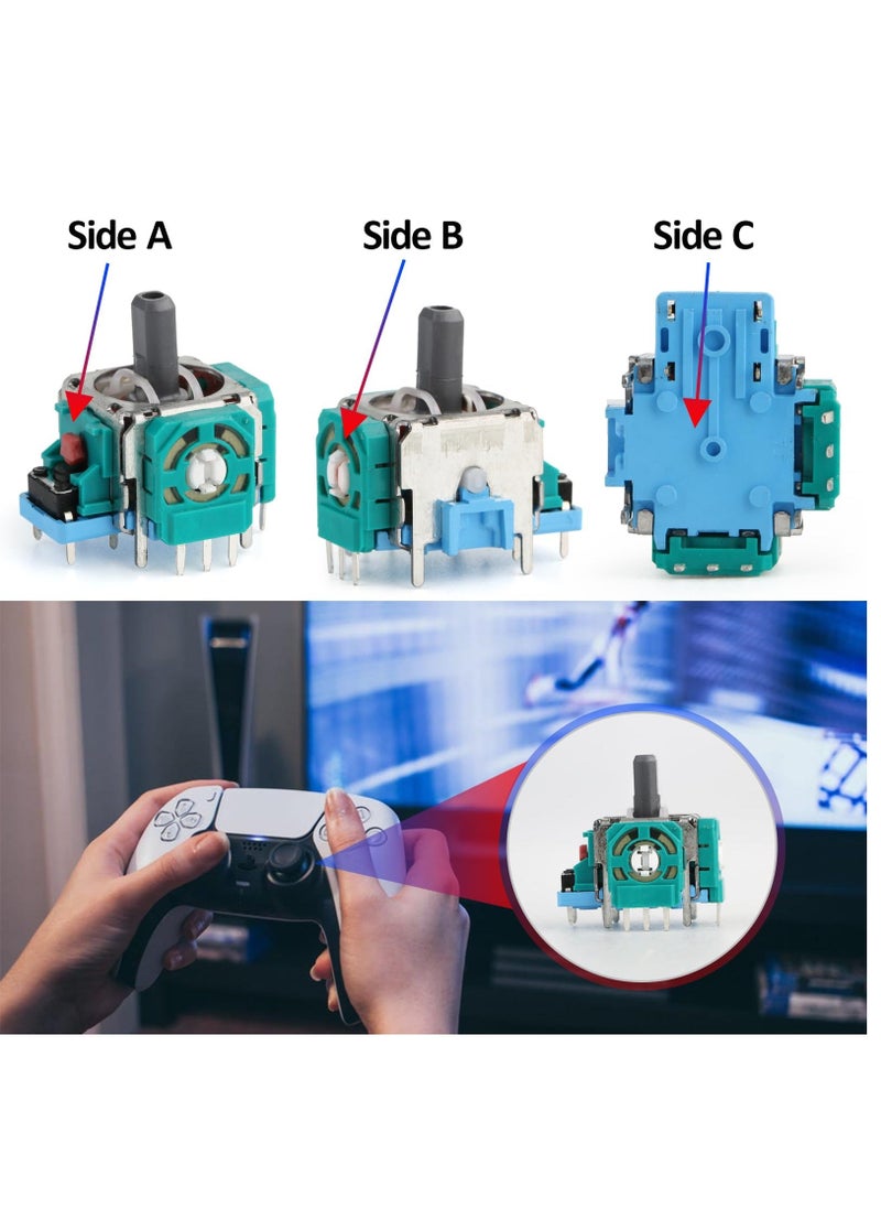 Y&D - 4PCS 3D PS5 Joysticks Replacement For Sony Playstation 5 Controller Joystick Analog Stick for Thumbsticks Module Replace Accessories - Image 1