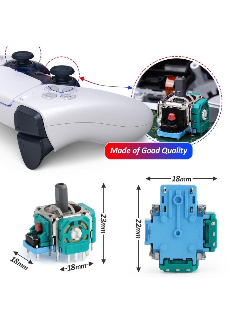 Y&D - 4PCS 3D PS5 Joysticks Replacement For Sony Playstation 5 Controller Joystick Analog Stick for Thumbsticks Module Replace Accessories - Image 1