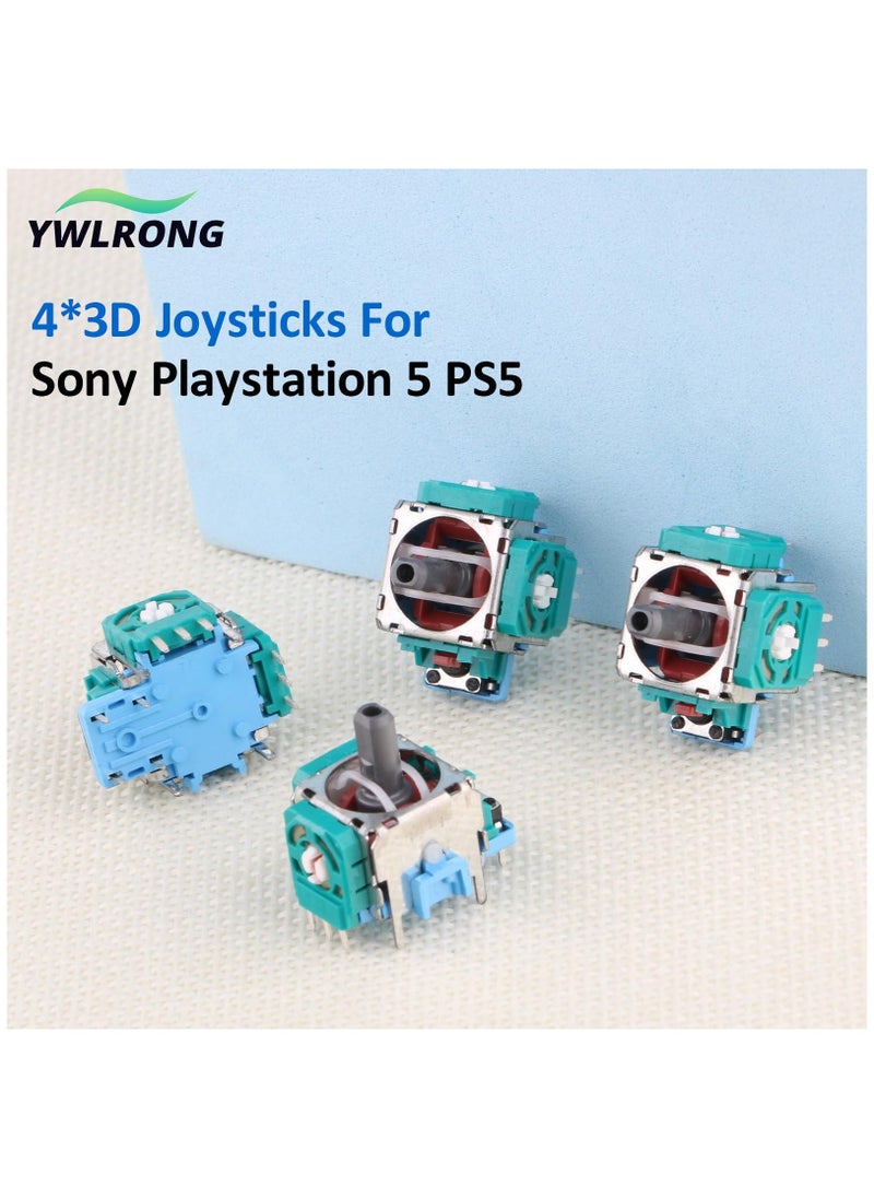 Y&D - 4PCS 3D PS5 Joysticks Replacement For Sony Playstation 5 Controller Joystick Analog Stick for Thumbsticks Module Replace Accessories - Image 1