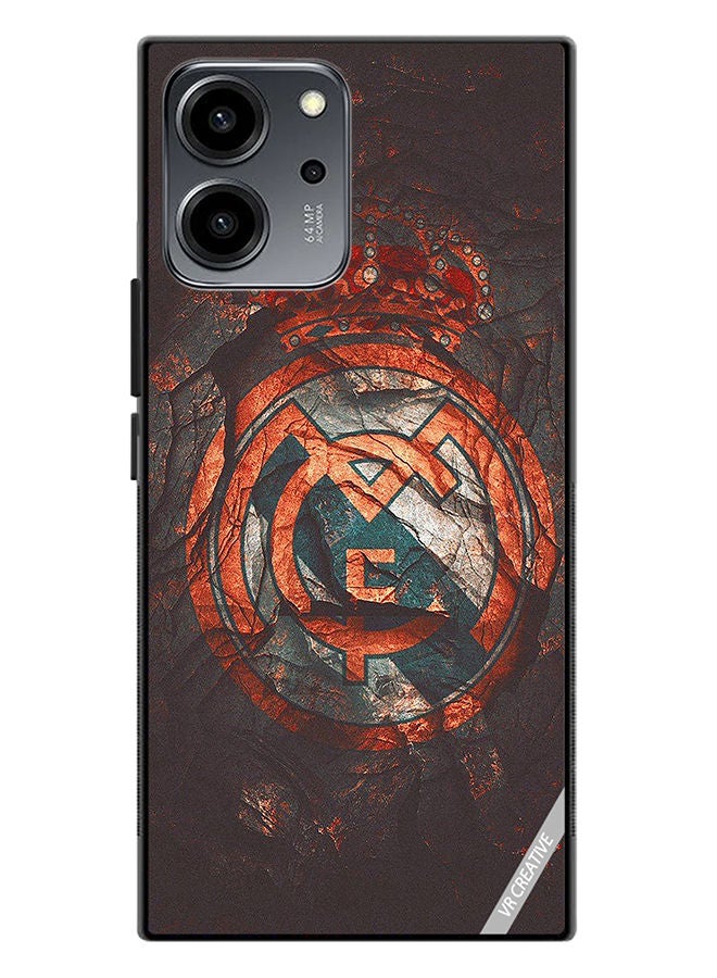 VR CREATIVE Protective Case Cover For Honor 80 SE Real Madrid Cake Design Multicolour - Image 1