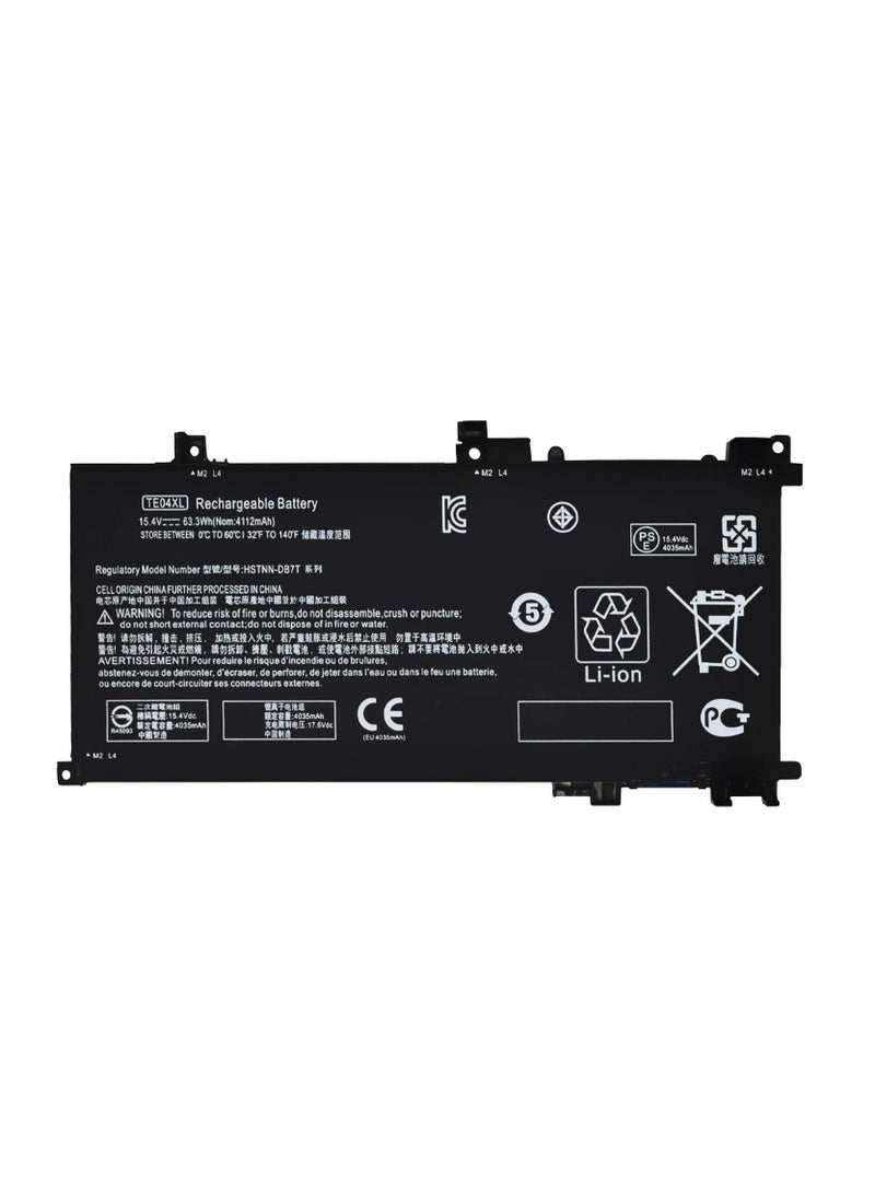 Generic - TE04XL Battery for HP Owmen 15-ax200:15-ax250wm 15-ax210nr 15-ax243dx 15-ax256nr 15-ax252nr 15-ax220tx 15-ax220tx;hp Pavilion 15-bc200:15-bc204nf and More 905175-271 2C1 905277-855 HSTNN-DB7T - Image 1