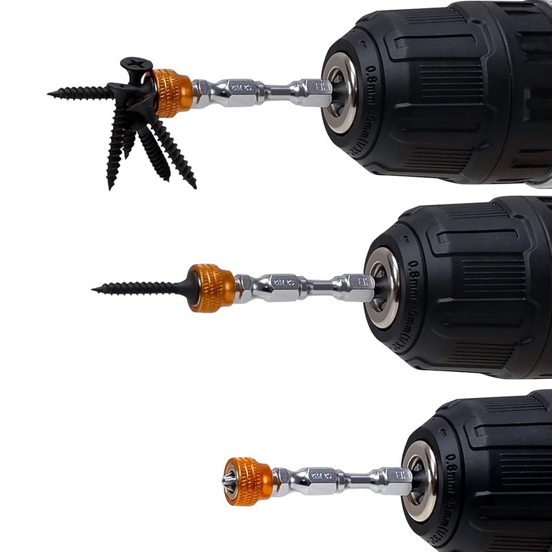 Homdum Screwdriver Insert Bit with Magnetic Cups Set of 3 6 cm x 4 cm x 2 cm Metal - Image 5