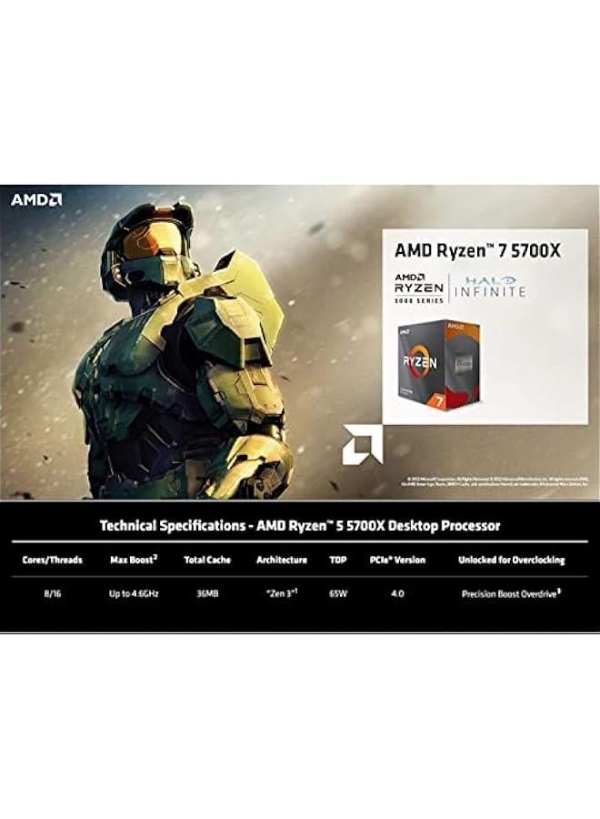 Arabest Bundle featuring AMD Ryzen 7 5700X CPU paired with ASUS ROG Strix B550-A Gaming Motherboard - Image 3