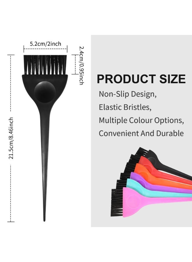 6 Pcs Hair Dye Brush Set Reusable Hair Color Tint Applicator Brush Kit For Salon Home DIY Hair Styling - Image 2