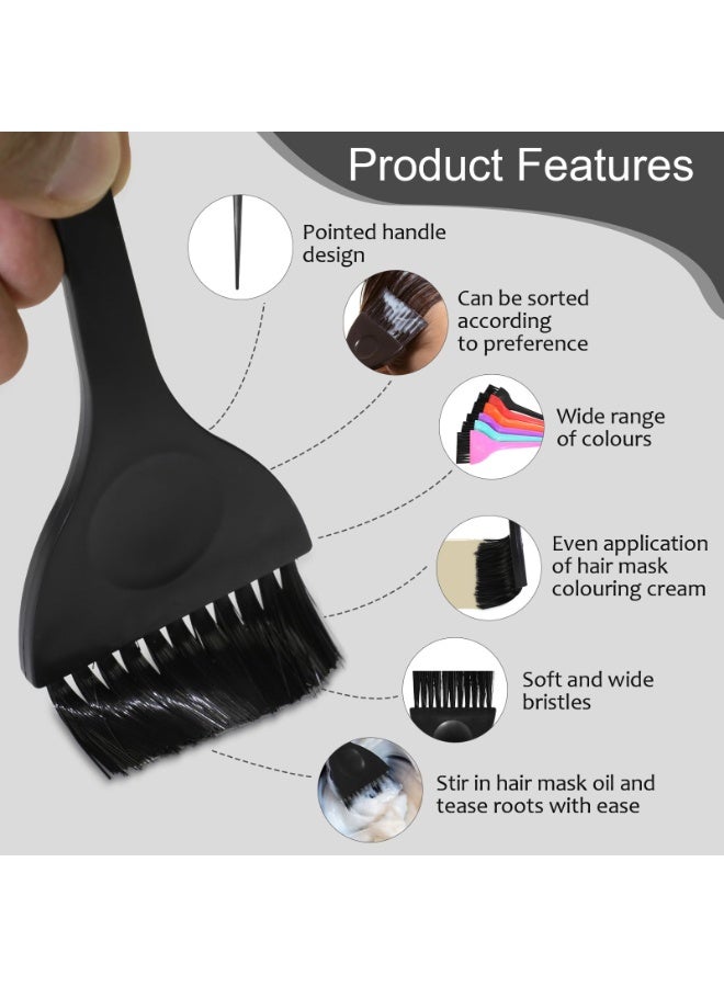 6 Pcs Hair Dye Brush Set Reusable Hair Color Tint Applicator Brush Kit For Salon Home DIY Hair Styling - Image 3