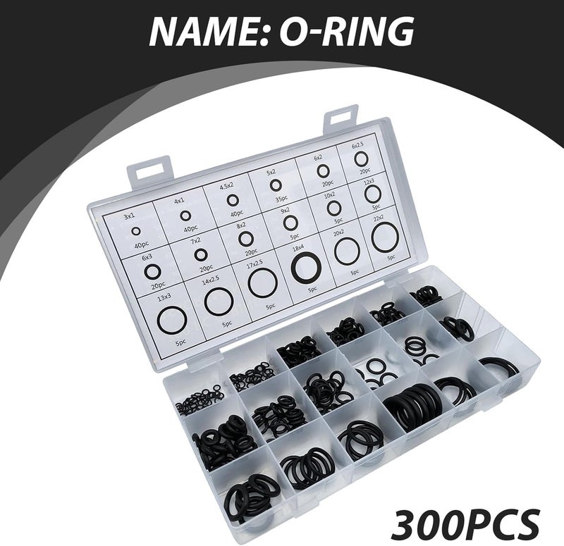 Slykew 300 PCS Auto Sealing O-Ring Repair Kit - Image 2