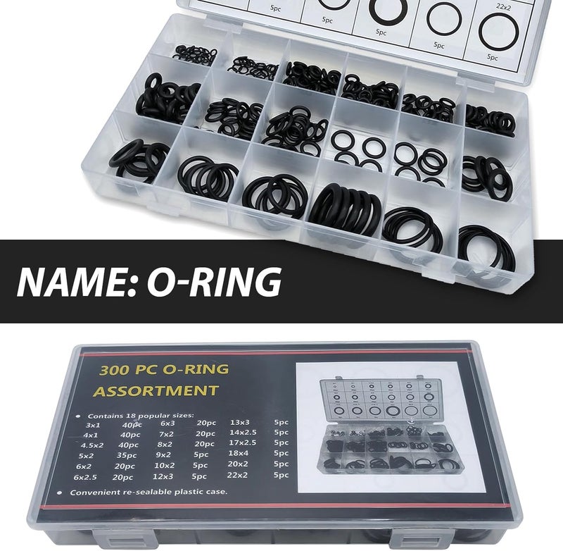 Slykew 300 PCS Auto Sealing O-Ring Repair Kit - Image 4