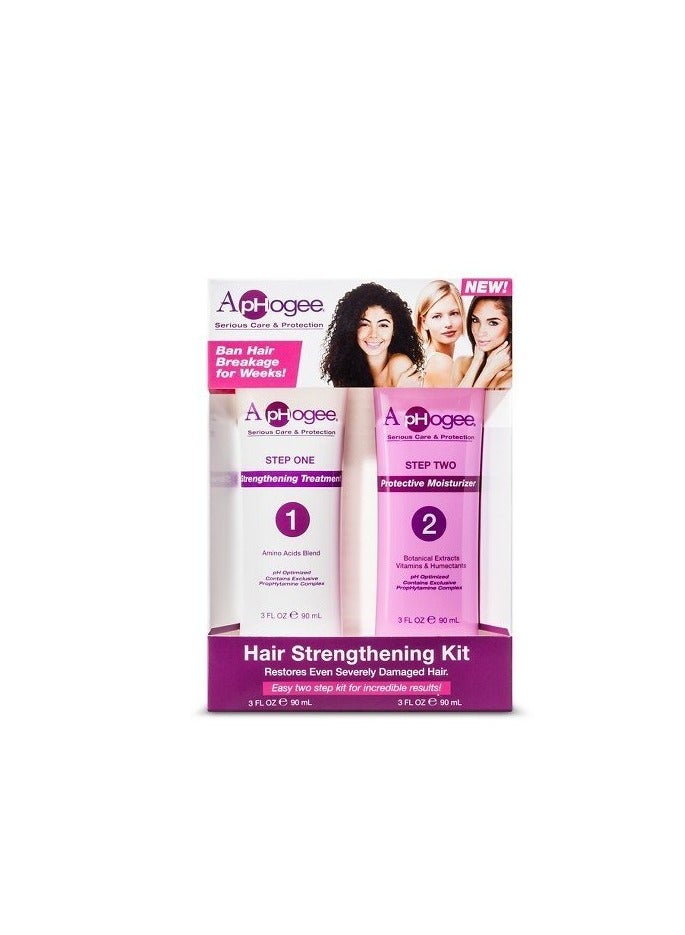 Aphogee Hair Strengthening Treatment 3 oz, Protective Moisturizer 3 oz