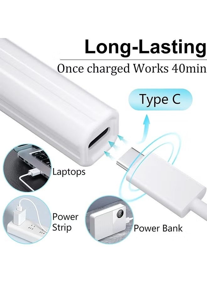 ضوء يو في محمول صغير للأظافر الهلامية، مصباح أظافر LED محمول، مجفف أظافر USB قابل لإعادة الشحن، مصباح تجفيف جل محمول، مجفف أظافر صغير للاستخدام الذاتي في المنزل والسفر (أبيض) - Image 5