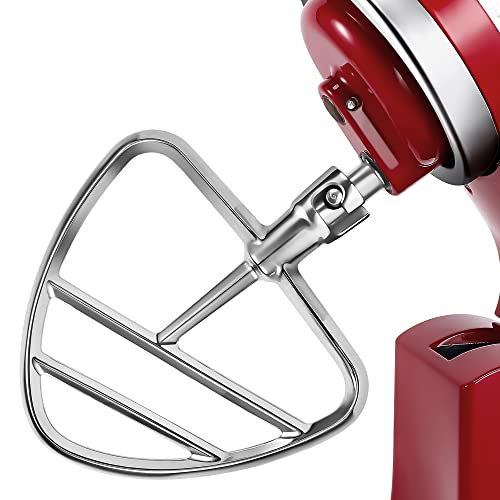 RAFBAR Beater Blade for Kitchenaid Mixer Tilt-head 4.5-5.0 Qt Stand Mixers, Stainless Steel Dishwasher Safe, Perfect Pastry Paddle Attachment - Image 1