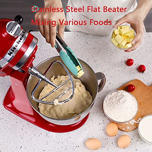 RAFBAR Beater Blade for Kitchenaid Mixer Tilt-head 4.5-5.0 Qt Stand Mixers, Stainless Steel Dishwasher Safe, Perfect Pastry Paddle Attachment - Image 5