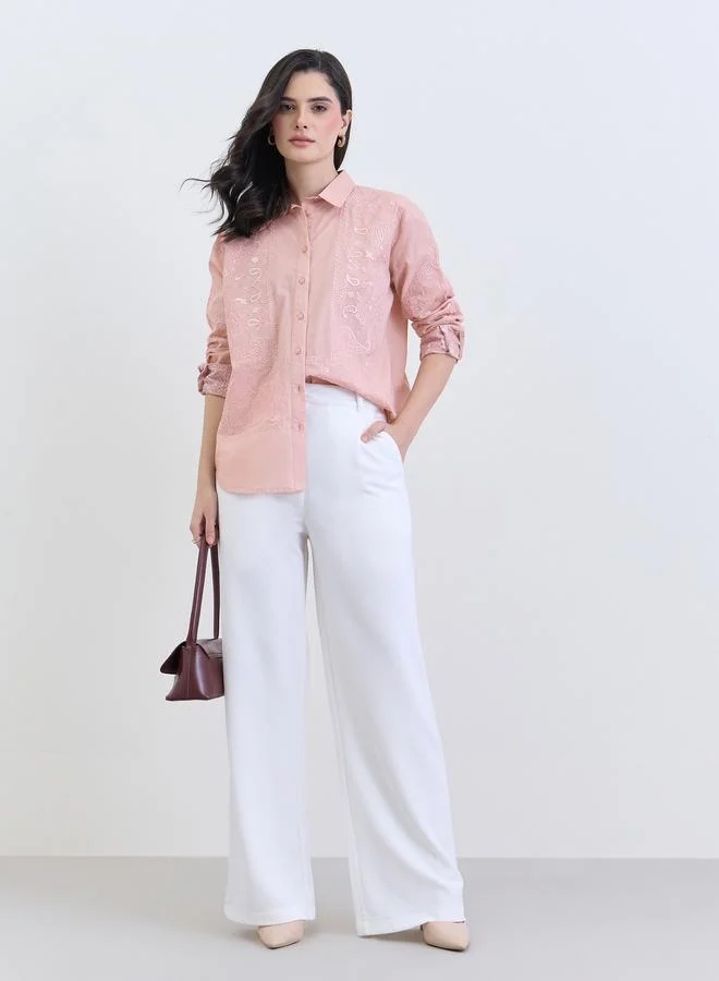 ستايلي بنطال بأرجل واسعة