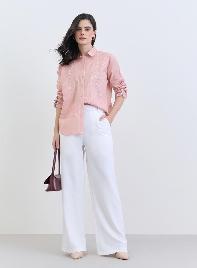 ستايلي بنطال بأرجل واسعة - Image 1