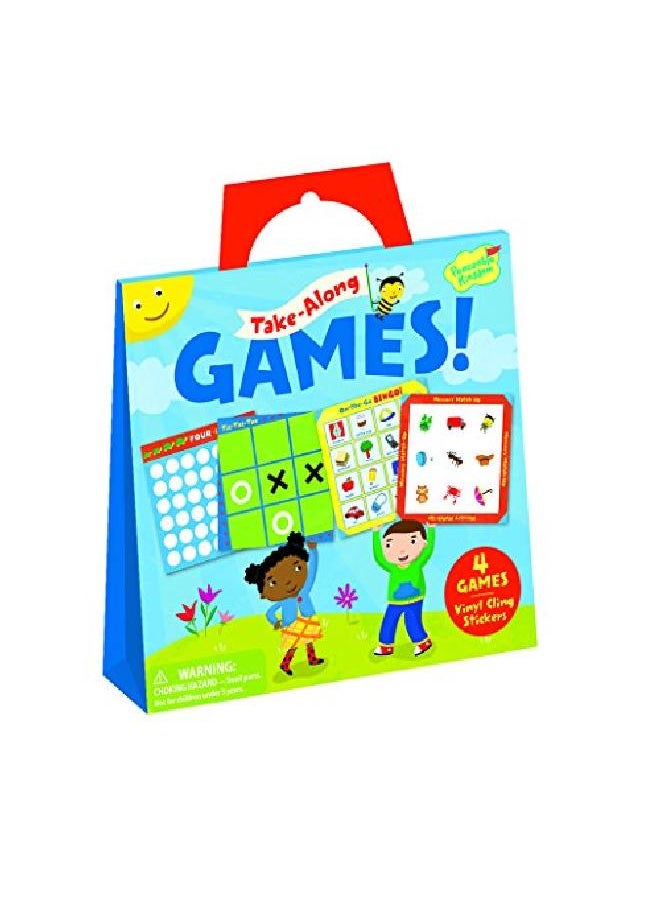 Peaceable Kingdom - Take Along Games Reusable Sticker Tote - Image 1