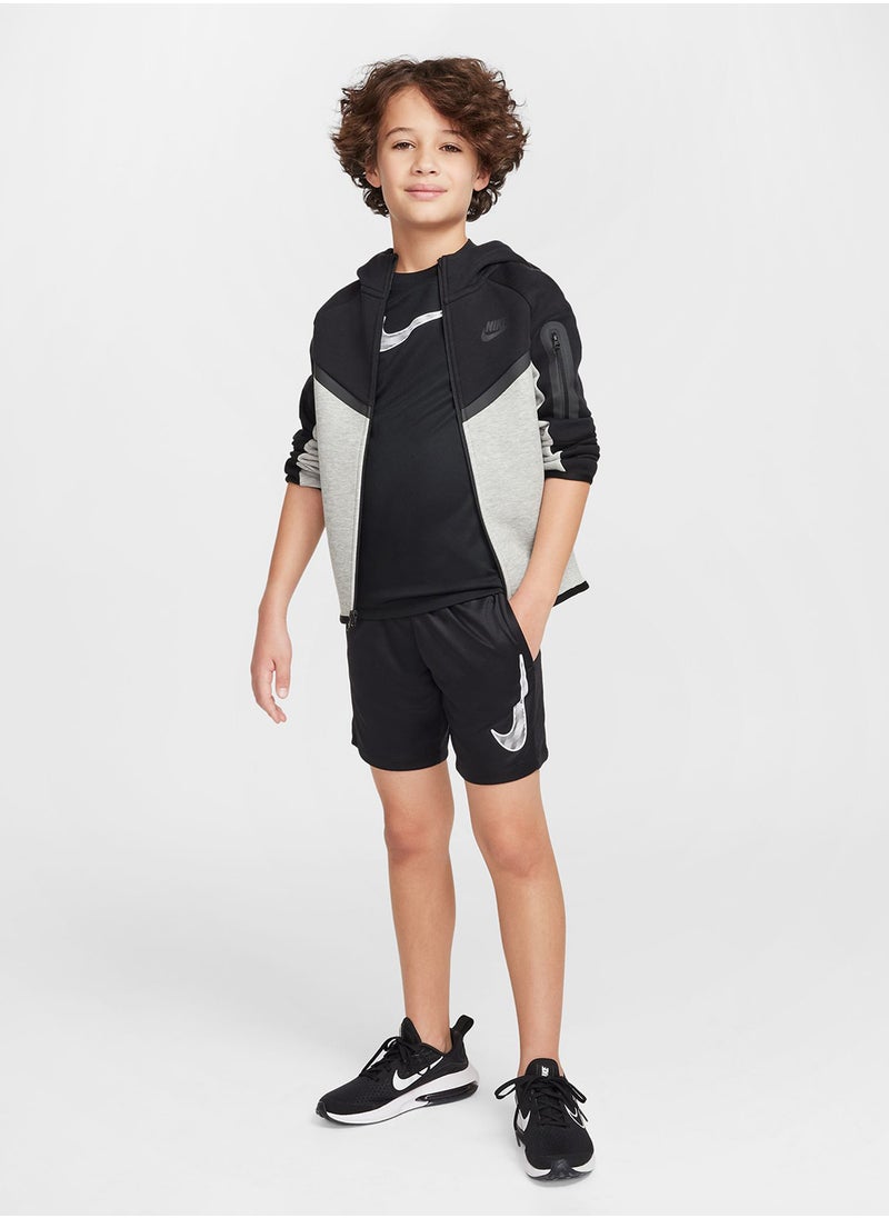 Nike Kids Dri-Fit Graphic Shorts  - Image 4