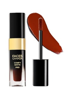 Faces Canada Comfy Matte Pro Liquid Lipstick - Magnifico Red 01, 5.5 ml | 10HR Longstay | Intense Color | Macadamia Oil & Olive Butter Infused | Lightweight Super Smooth  - Image 1
