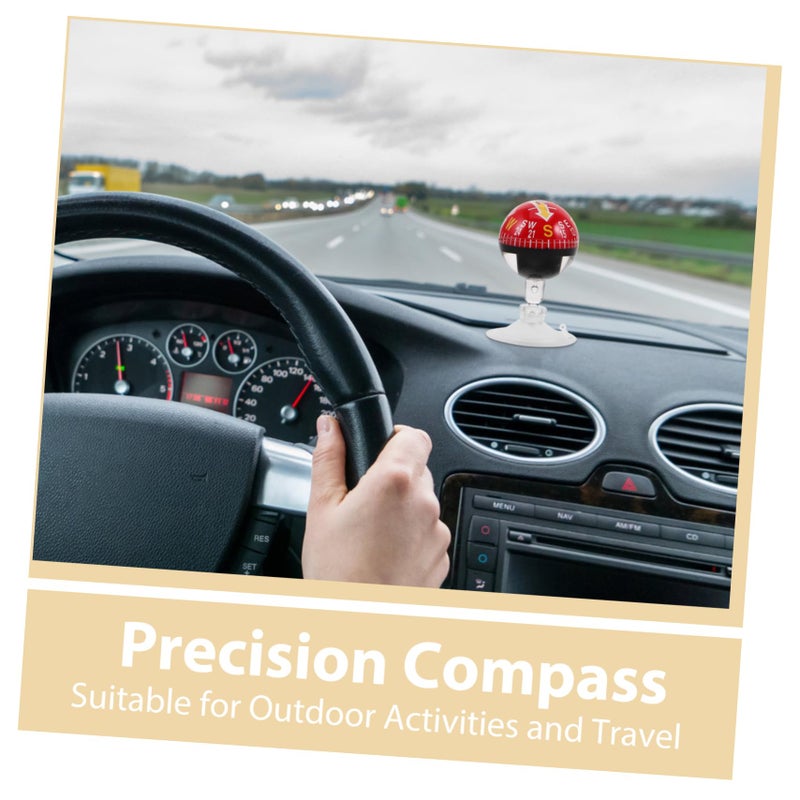 Suction Cup Compass for Car Dashboard Boat Ball Indoor Outdoor Navigation - Image 4