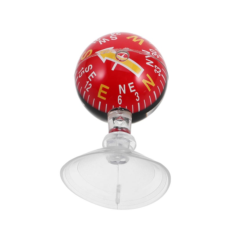 Suction Cup Compass for Car Dashboard Boat Ball Indoor Outdoor Navigation - Image 2