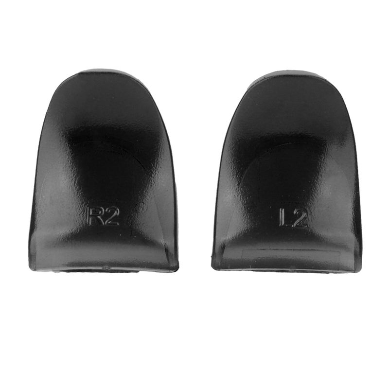 2 PCS/ Set Durable R2 L2 Buttons Trigger Extender Extension for PS4 Controller (Black) - Image 1