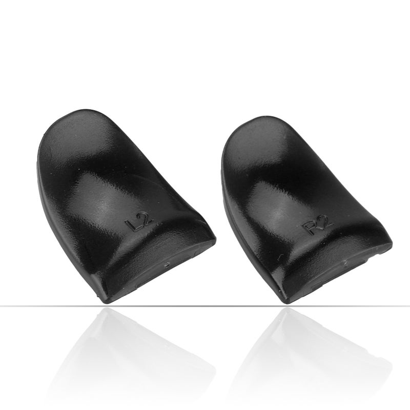 2 PCS/ Set Durable R2 L2 Buttons Trigger Extender Extension for PS4 Controller (Black) - Image 3