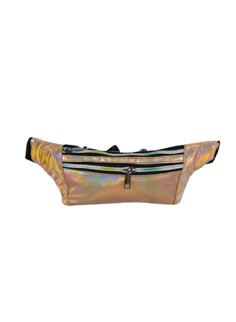 Casual Waist Bag Shiny Rose Gold