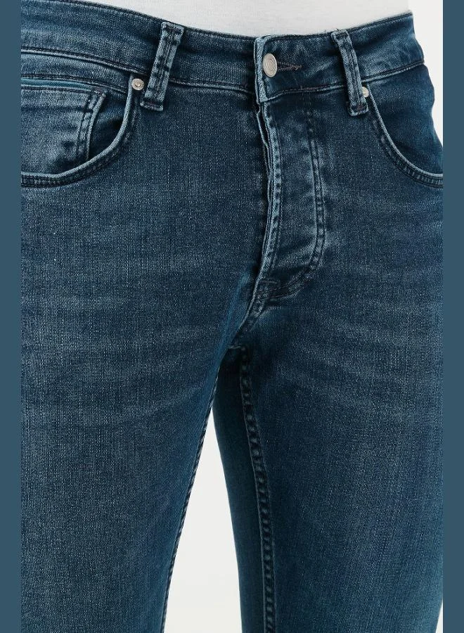 Buratti  Buratti Stretch Cotton Slim Fit Normal Waist Skinny Leg Jeans Men's JEANS 1131S12NAPOLI for Men | Best Price UAE