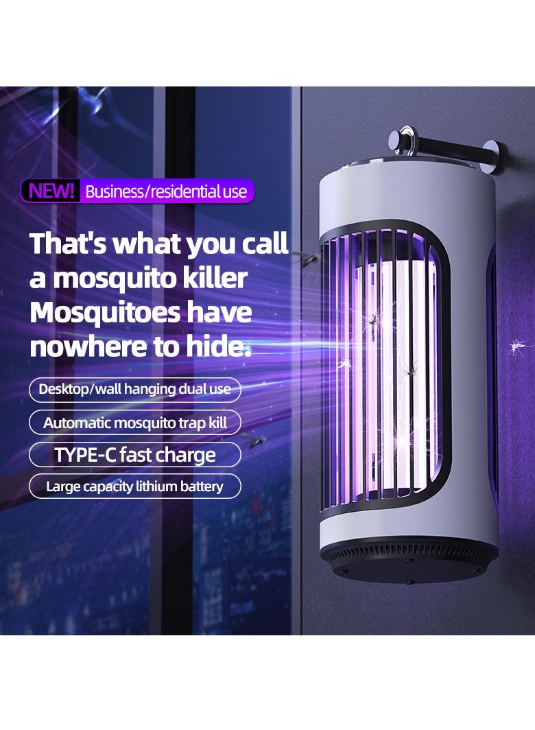 Generic High Power Mosquito Killer Lights and Fly Trap Rings, Intelligent Pest Control Devices for Indoor and Outdoor use, Effective Killing of Flying Insects, 4W Power Supply and 3600V Electric Strike, Mos  - Image 4