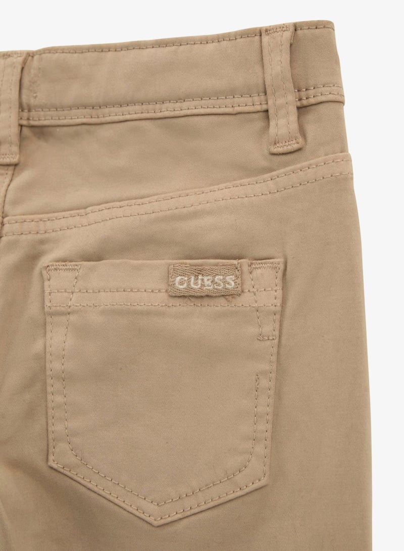 GUESS Kids Sateen Straight Fit Pants - Image 5