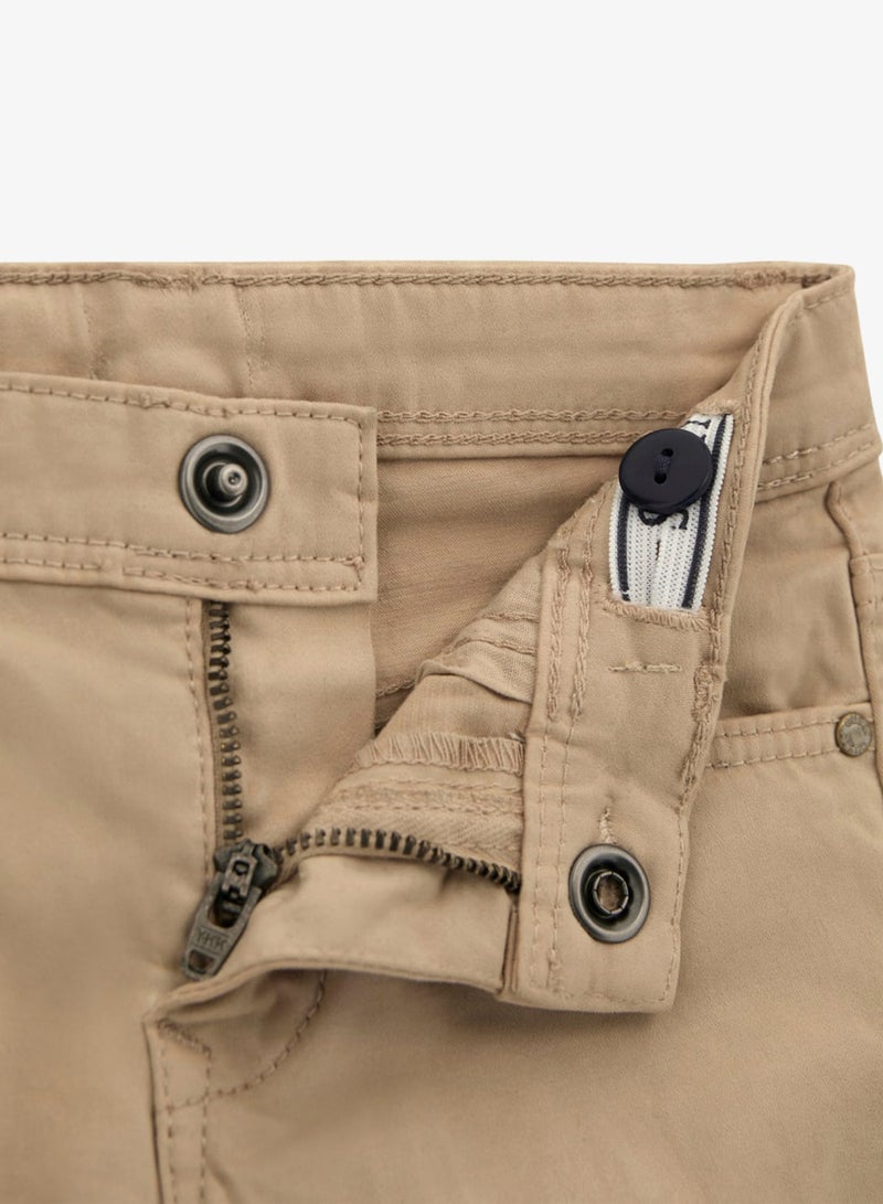 GUESS Kids Sateen Straight Fit Pants - Image 3